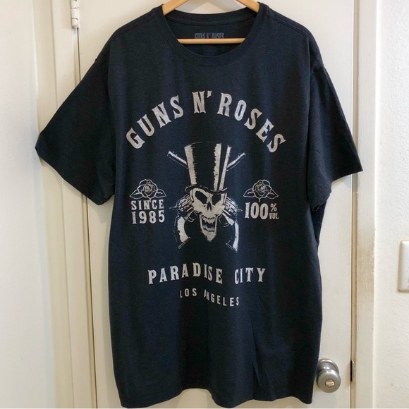 Guns N’ Roses Paradise City Los Angeles T-Shirt Dark Gray Great Condition 3XL. - Picture 4 of 14